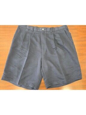 PING Golf Shorts Mens 40 Navy Performance Flat Front Casual Stretch Golf
